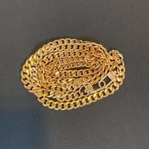 New 46.5 Heavyweight Gold Plated Crossbody Chain